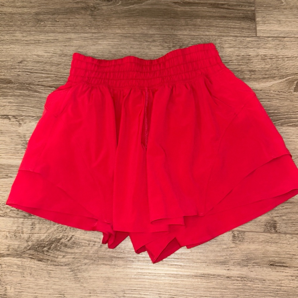 Hot Pink Lululemon Shake it Out Shorts